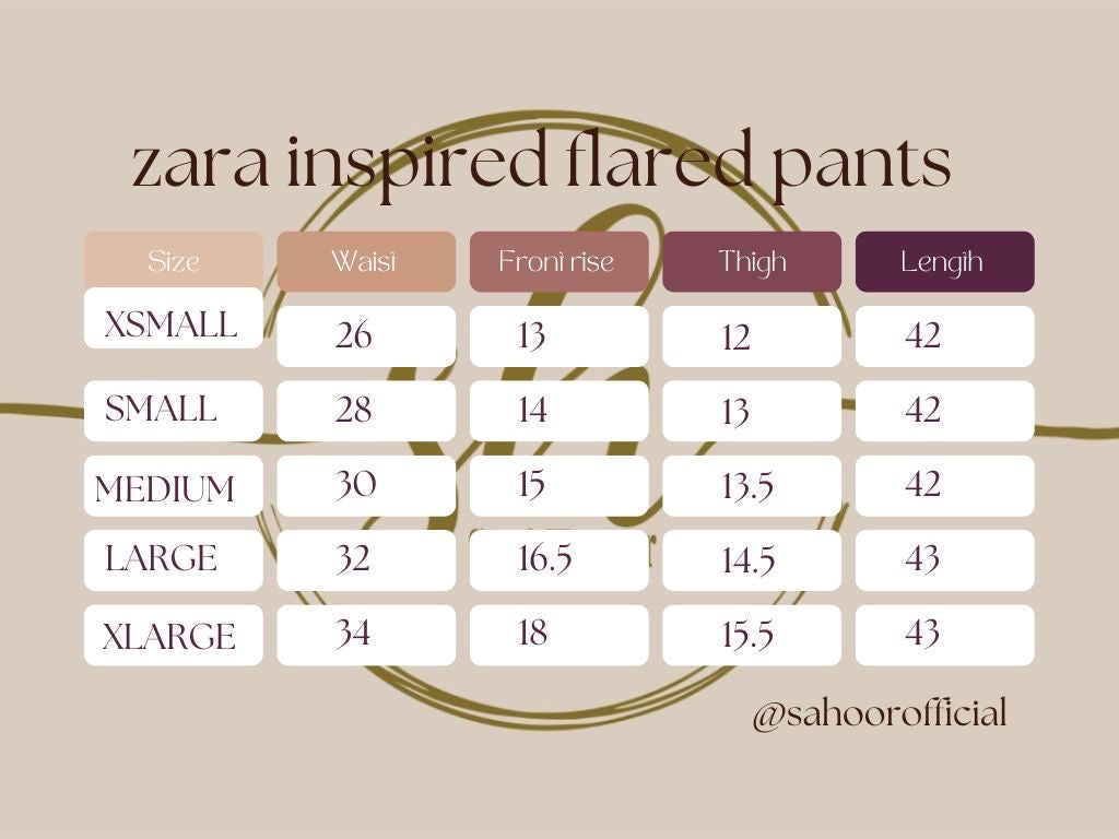 Zara inspired Flared Pants